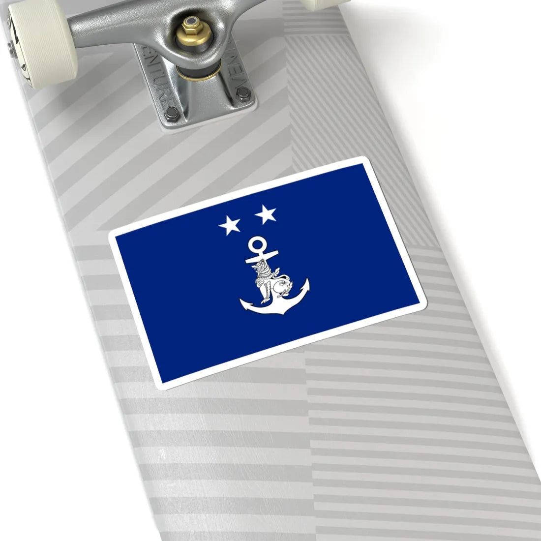 Myanmar Navy Rear-Admiral Flag (Myanmar) STICKER Vinyl Kiss-Cut Decal - The Sticker Space