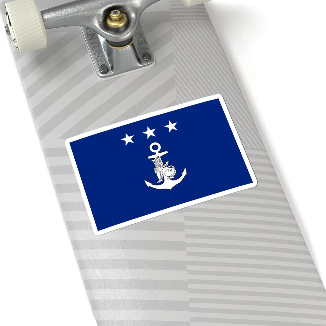 Myanmar Navy Vice-Admiral Flag (Myanmar) STICKER Vinyl Kiss-Cut Decal - The Sticker Space