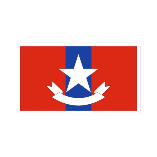 Myanmar Ordnance Services Flag (Myanmar) STICKER Vinyl Kiss-Cut Decal 2 Inch White - The Sticker Space