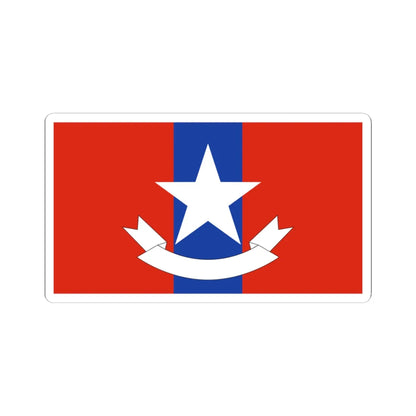 Myanmar Ordnance Services Flag (Myanmar) STICKER Vinyl Kiss-Cut Decal 3 Inch White - The Sticker Space