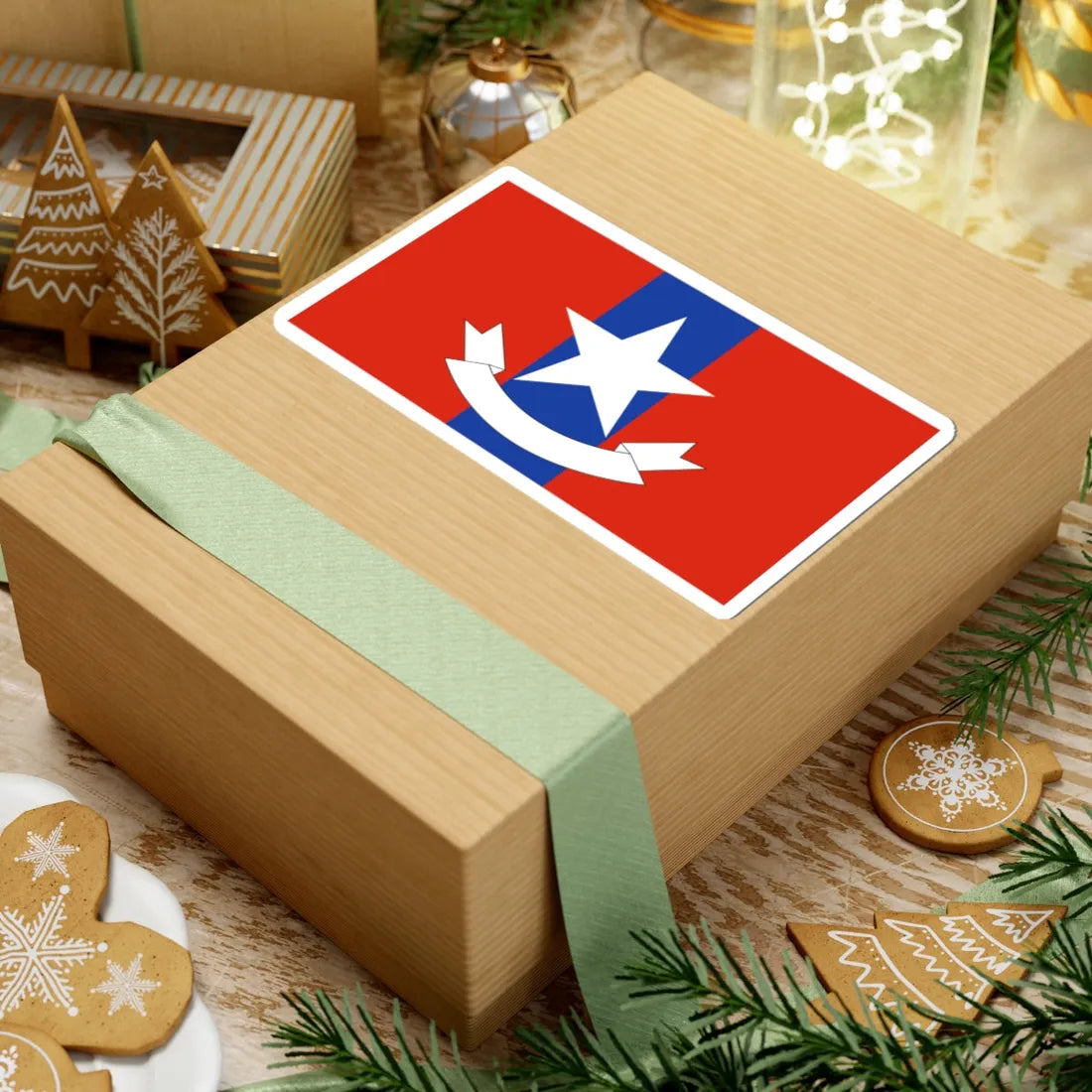 Myanmar Ordnance Services Flag (Myanmar) STICKER Vinyl Kiss-Cut Decal - The Sticker Space