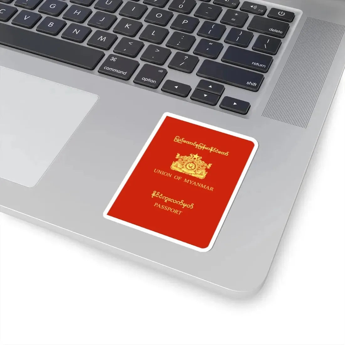 Myanmar Passport (1988-2010) - STICKER Vinyl Kiss-Cut Decal - The Sticker Space