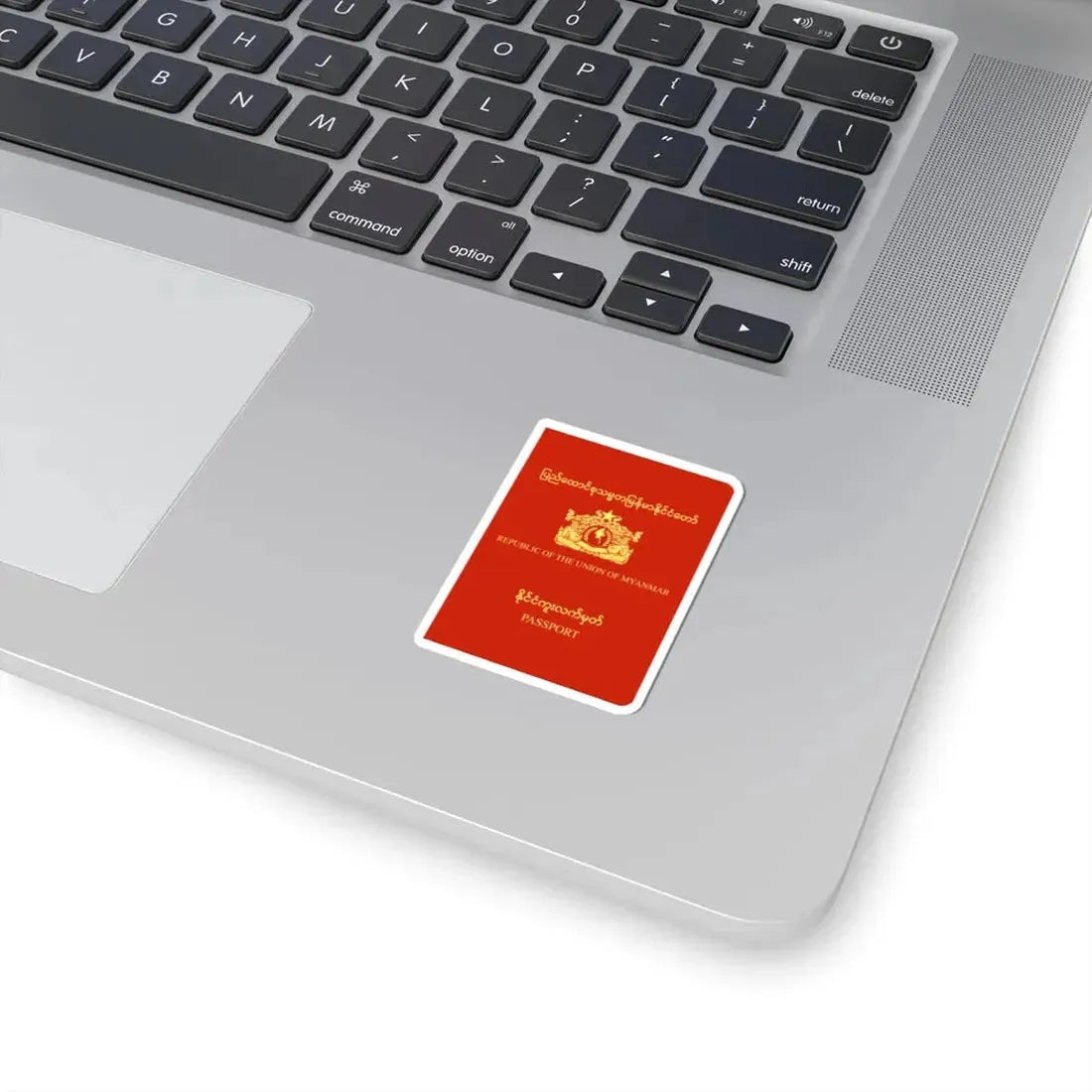 Myanmar Passport - STICKER Vinyl Kiss-Cut Decal - The Sticker Space