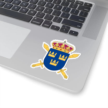 Myndigheten för totalförsvarsanalys vapen (Sweden) (Coat of Arms) STICKER Vinyl Kiss-Cut Decal - The Sticker Space