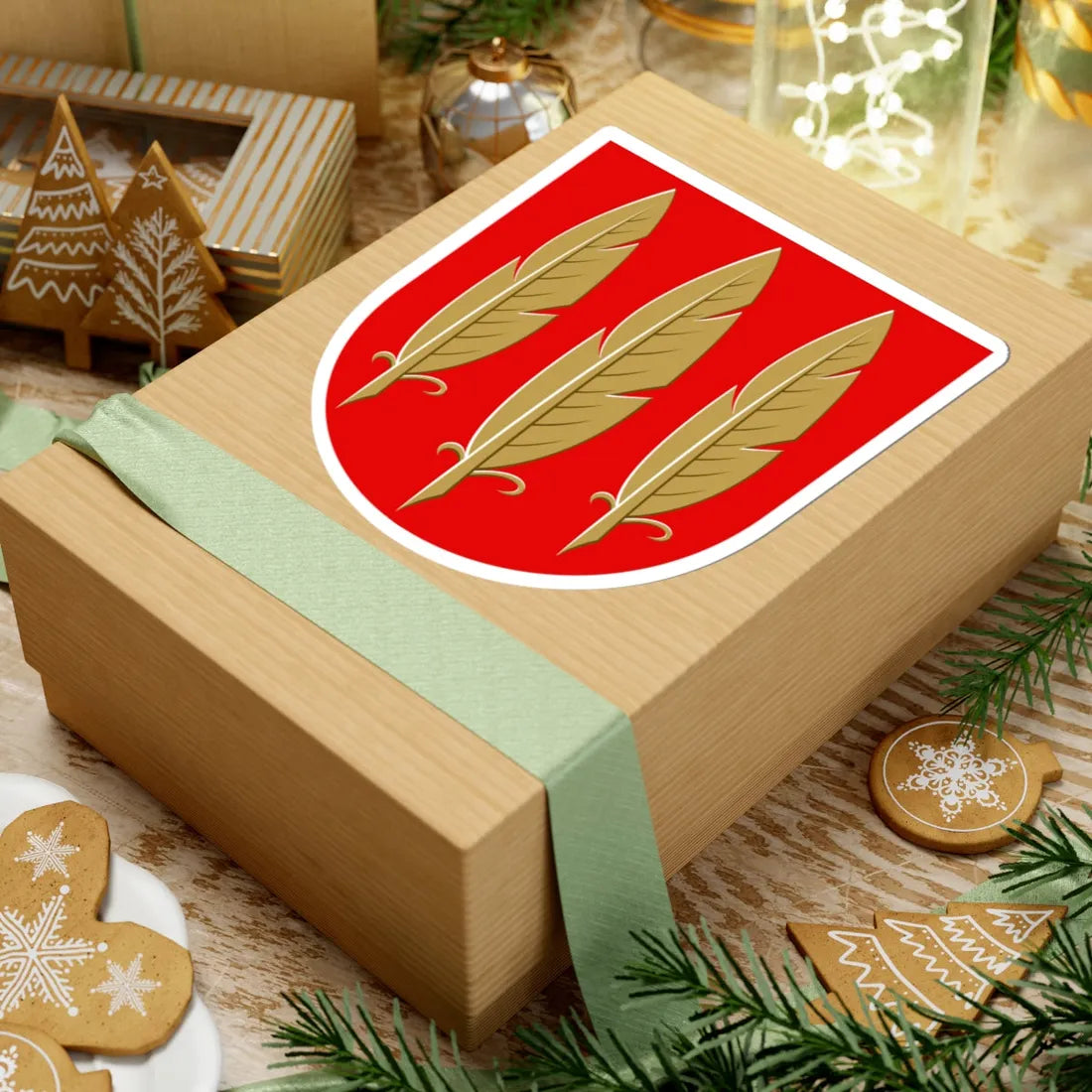 Mynämäki.vaakuna (Finland) (Coat of Arms) STICKER Vinyl Kiss-Cut Decal - The Sticker Space