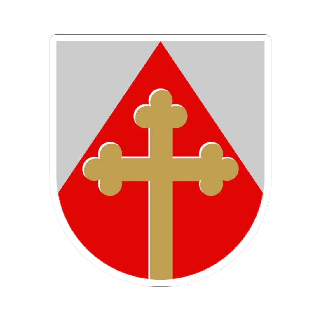 Mynämäki.vaakuna.2006 (Finland) (Coat of Arms) STICKER Vinyl Kiss-Cut Decal 2 Inch White - The Sticker Space