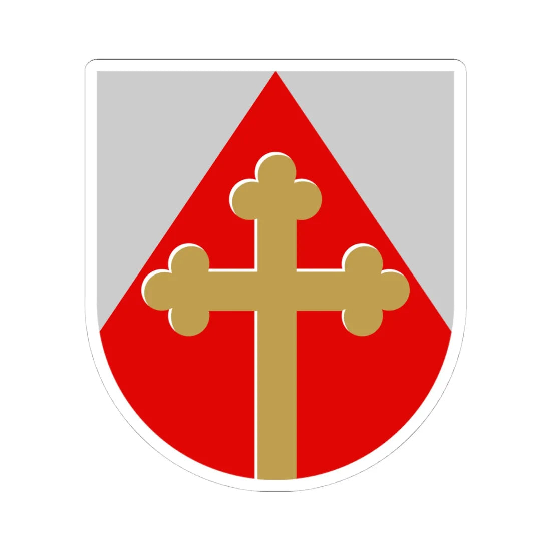 Mynämäki.vaakuna.2006 (Finland) (Coat of Arms) STICKER Vinyl Kiss-Cut Decal 4 Inch White - The Sticker Space