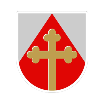 Mynämäki.vaakuna.2006 (Finland) (Coat of Arms) STICKER Vinyl Kiss-Cut Decal 4 Inch White - The Sticker Space