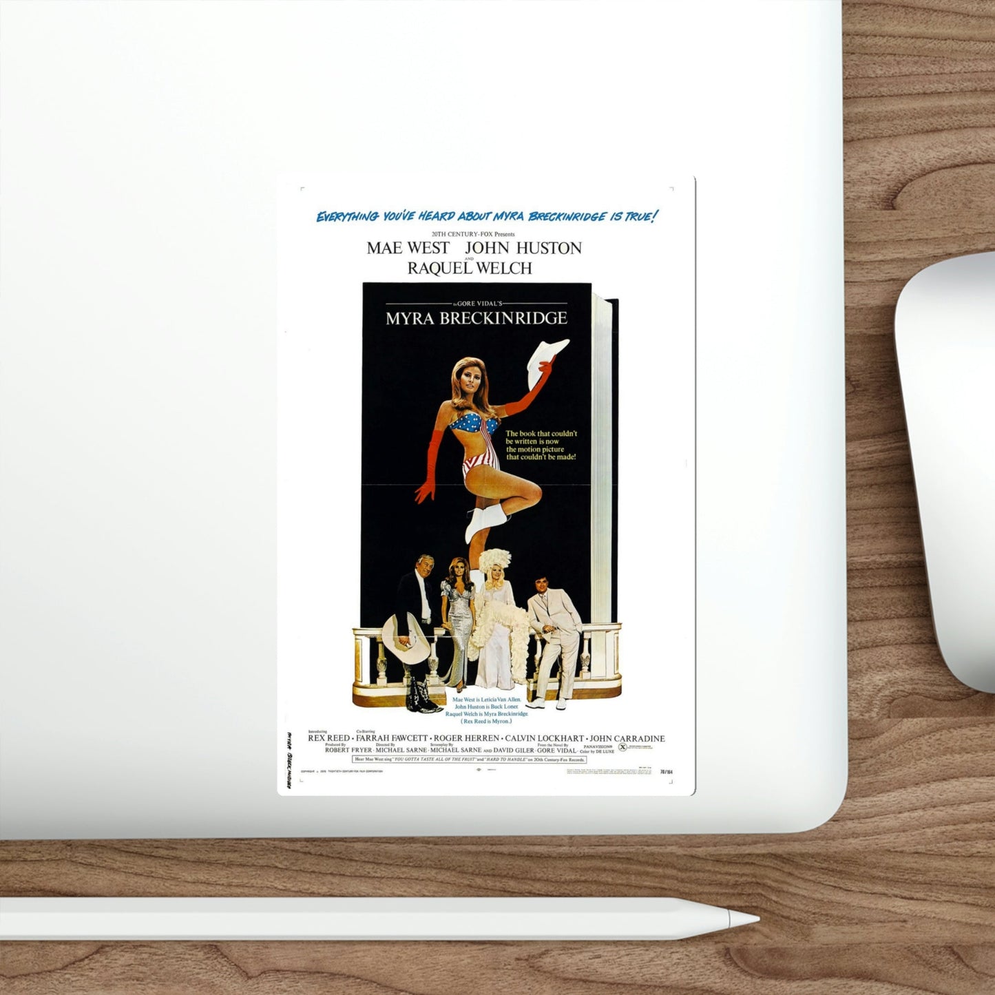 Myra Breckinridge 1970 Movie Poster STICKER Vinyl Die-Cut Decal-The Sticker Space