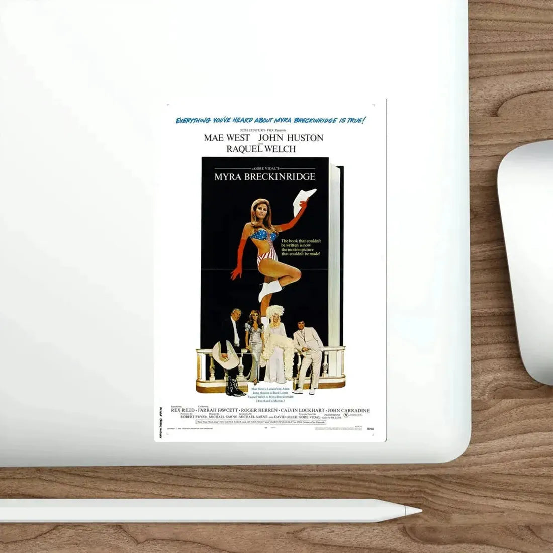 Myra Breckinridge 1970 Movie Poster STICKER Vinyl Die-Cut Decal - The Sticker Space
