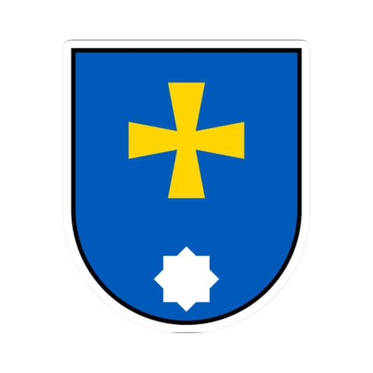 Myrhorod coat of arms lesser (Ukraine) (Coat of Arms) STICKER Vinyl Kiss-Cut Decal 2 Inch White - The Sticker Space