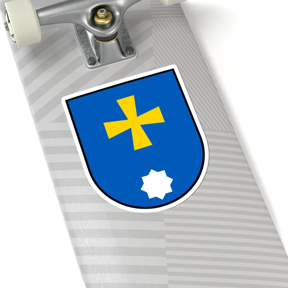 Myrhorod coat of arms lesser (Ukraine) (Coat of Arms) STICKER Vinyl Kiss-Cut Decal - The Sticker Space