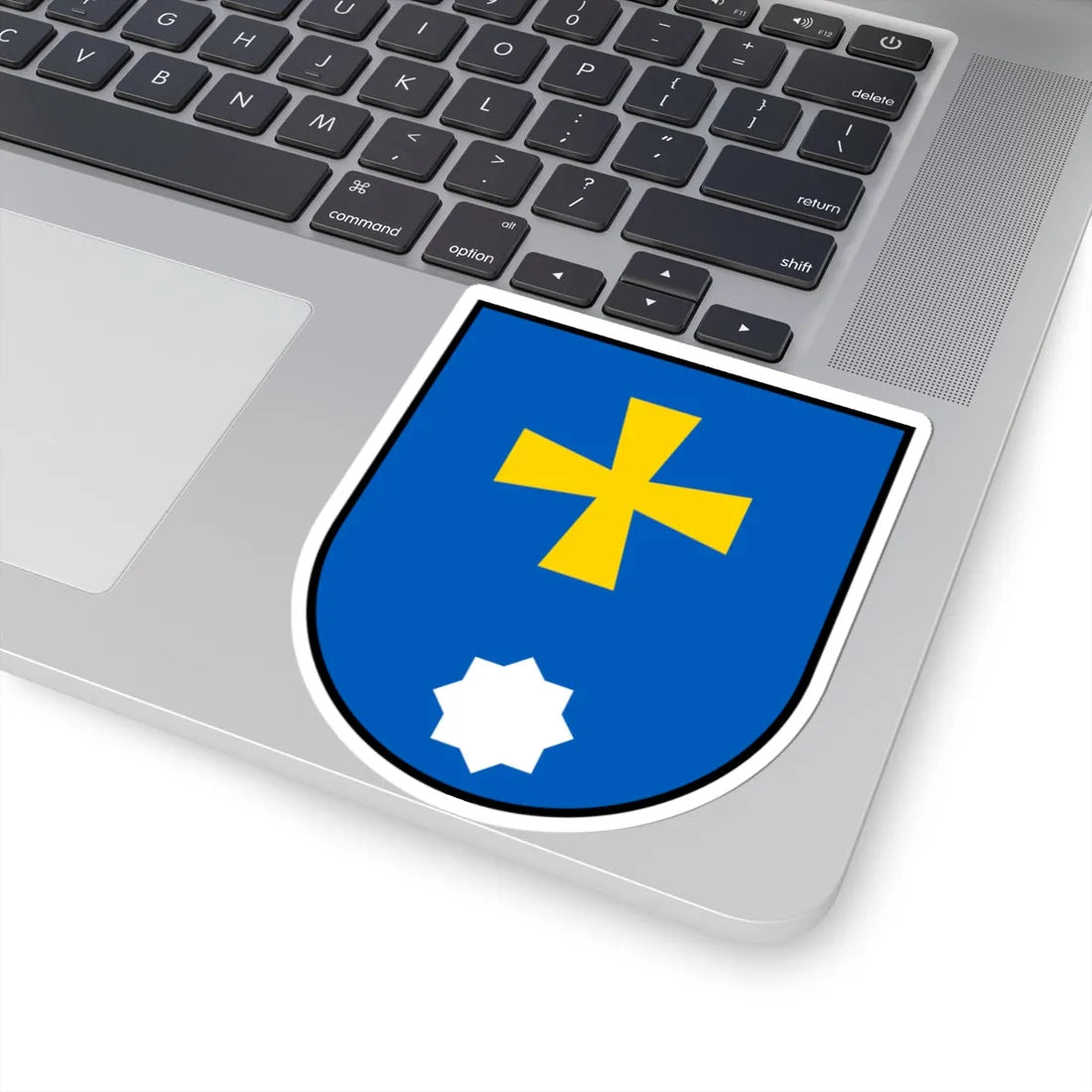 Myrhorod coat of arms lesser (Ukraine) (Coat of Arms) STICKER Vinyl Kiss-Cut Decal - The Sticker Space