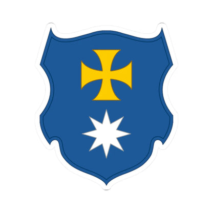 Myrhorod polk (Ukraine) (Coat of Arms) STICKER Vinyl Kiss-Cut Decal 2 Inch White - The Sticker Space