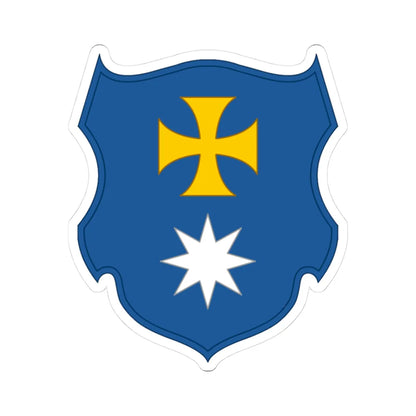 Myrhorod polk (Ukraine) (Coat of Arms) STICKER Vinyl Kiss-Cut Decal 3 Inch White - The Sticker Space