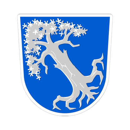 Myrskylä.vaakuna (Finland) (Coat of Arms) STICKER Vinyl Kiss-Cut Decal 6 Inch White - The Sticker Space