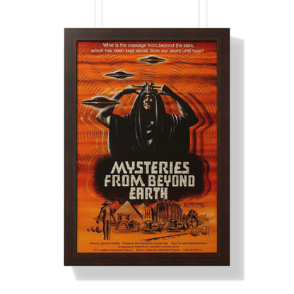 MYSTERIES FROM BEYOND EARTH 1975 - Framed Movie Poster-16″ x 24″-The Sticker Space