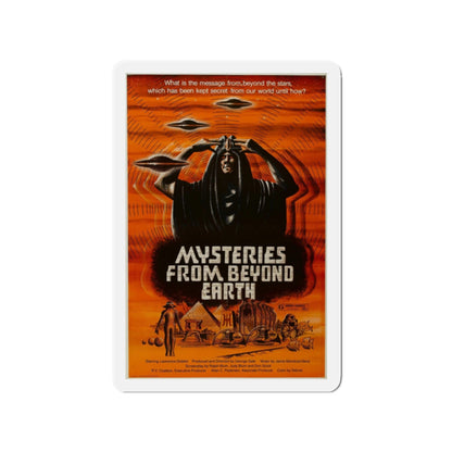 MYSTERIES FROM BEYOND EARTH 1975 Movie Poster - Refrigerator Magnet-2" x 2"-The Sticker Space