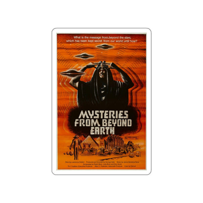 MYSTERIES FROM BEYOND EARTH 1975 Movie Poster STICKER Vinyl Die-Cut Decal-2 Inch-The Sticker Space