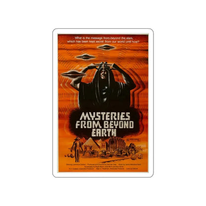 MYSTERIES FROM BEYOND EARTH 1975 Movie Poster STICKER Vinyl Die-Cut Decal 2 Inch - The Sticker Space