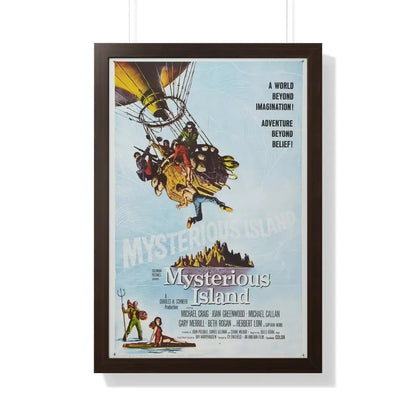 MYSTERIOUS ISLAND (2) 1961 - Framed Movie Poster - The Sticker Space