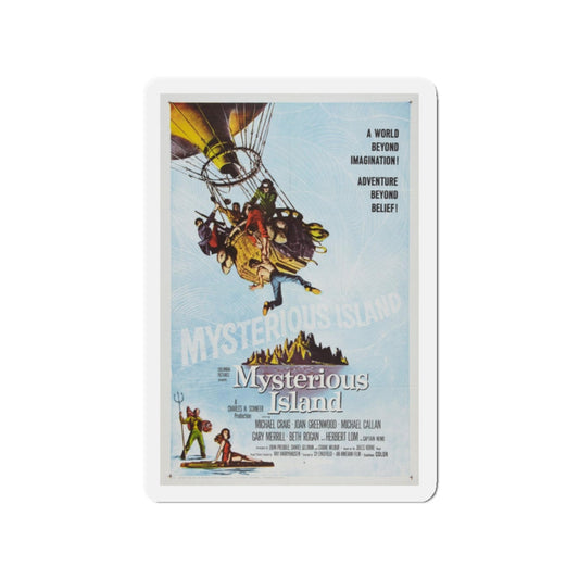 MYSTERIOUS ISLAND (2) 1961 Movie Poster - Refrigerator Magnet-2" x 2"-The Sticker Space