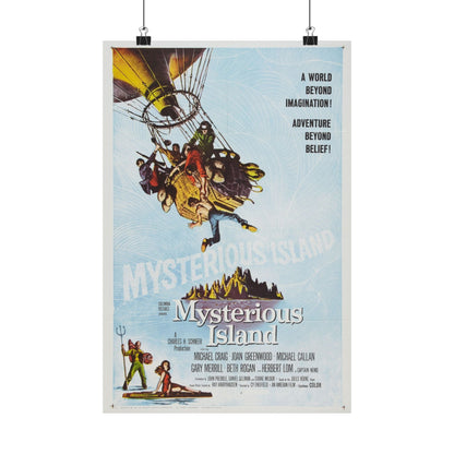 MYSTERIOUS ISLAND (2) 1961 - Paper Movie Poster-12″ x 18″-The Sticker Space