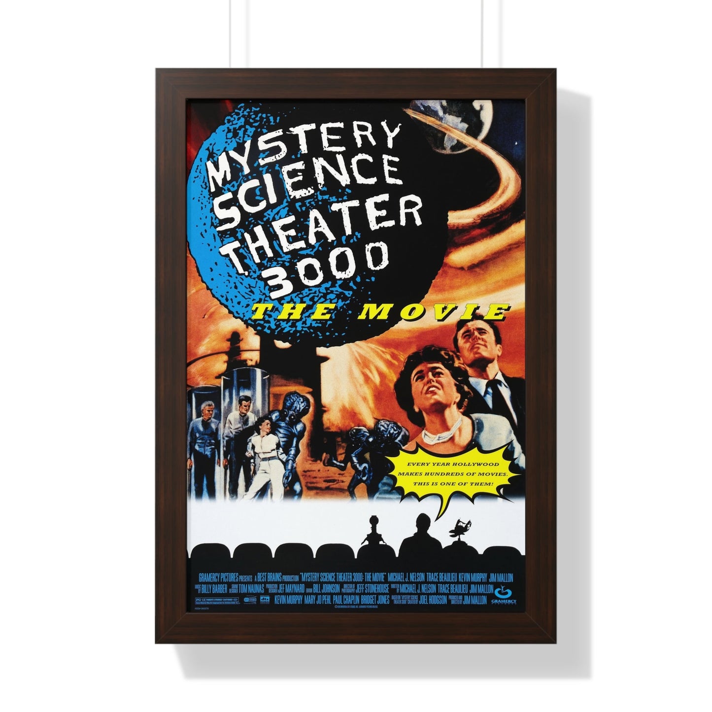 MYSTERY SCIENCE THEATER 3000 THE MOVIE 1996 - Framed Movie Poster-16″ x 24″-The Sticker Space