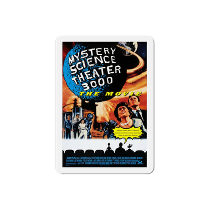 Mystery Science Theater 3000 The Movie 1996 Movie Poster Die-Cut Magnet-2" x 2"-The Sticker Space