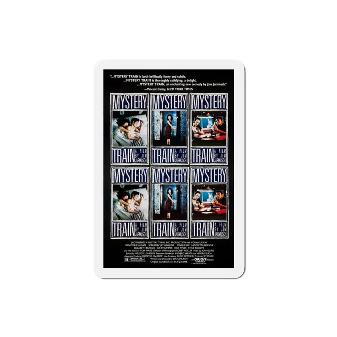 Mystery Train 1989 Movie Poster Refrigerator Magnet 2 Inch - The Sticker Space