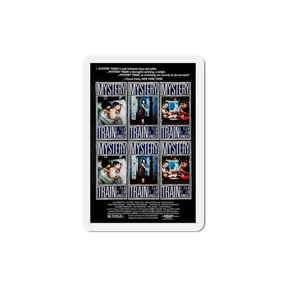Mystery Train 1989 Movie Poster Refrigerator Magnet 3 Inch - The Sticker Space