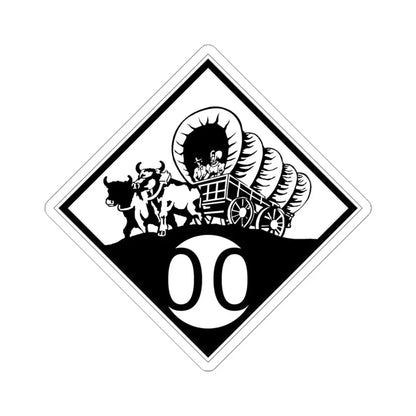 N-00 1926 template (Nebraska) (Road Sign) STICKER Vinyl Kiss-Cut Decal 6 Inch White - The Sticker Space