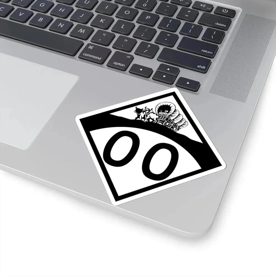 N-00 1950s template (Nebraska) (Road Sign) STICKER Vinyl Kiss-Cut Decal - The Sticker Space