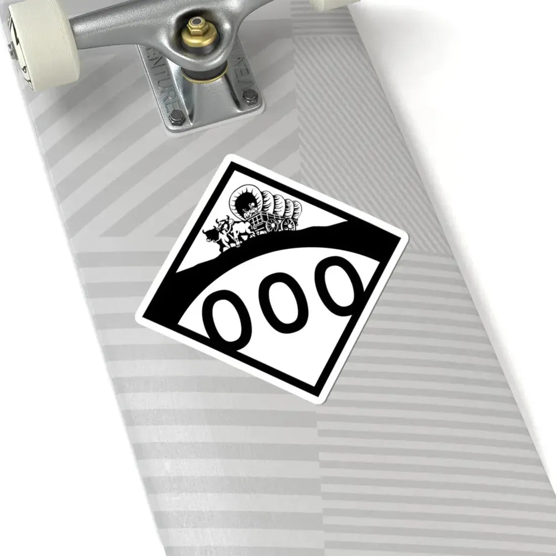 N-000 1950s template (Nebraska) (Road Sign) STICKER Vinyl Kiss-Cut Decal - The Sticker Space