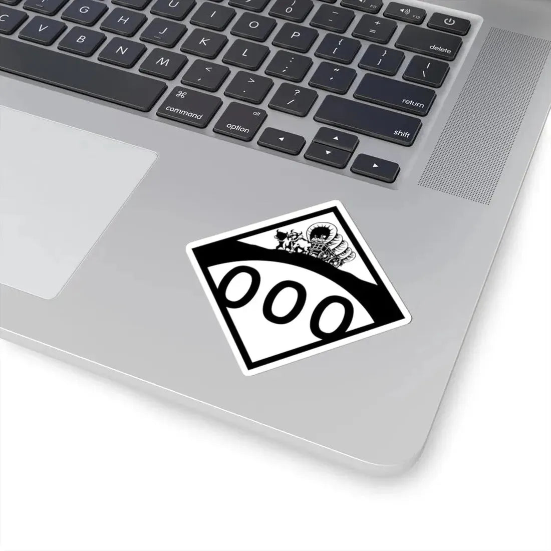 N-000 1950s template (Nebraska) (Road Sign) STICKER Vinyl Kiss-Cut Decal - The Sticker Space