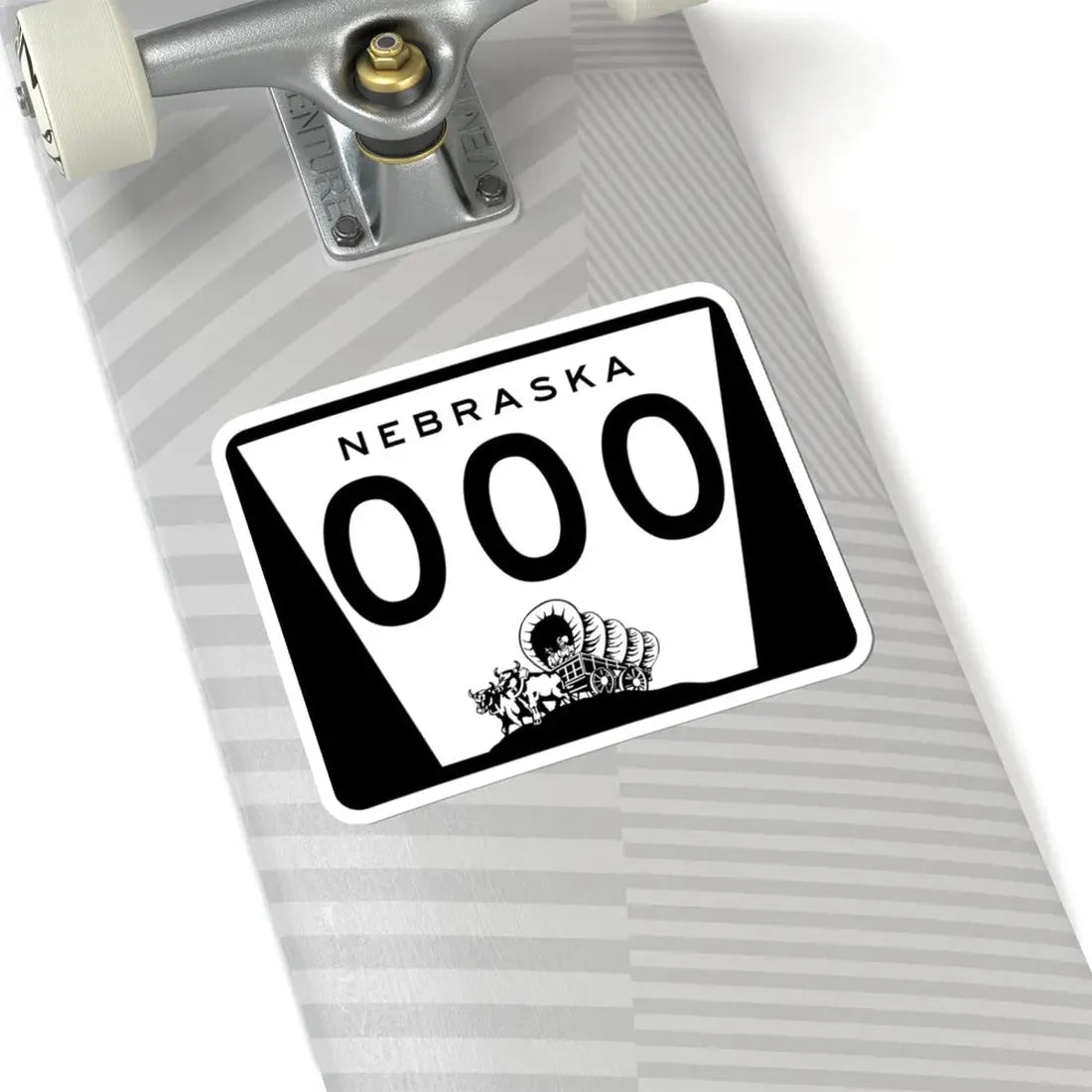 N-000 template (Nebraska) (Road Sign) STICKER Vinyl Kiss-Cut Decal - The Sticker Space