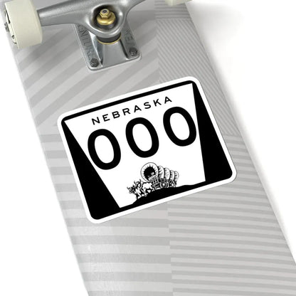 N-000 template (Nebraska) (Road Sign) STICKER Vinyl Kiss-Cut Decal - The Sticker Space