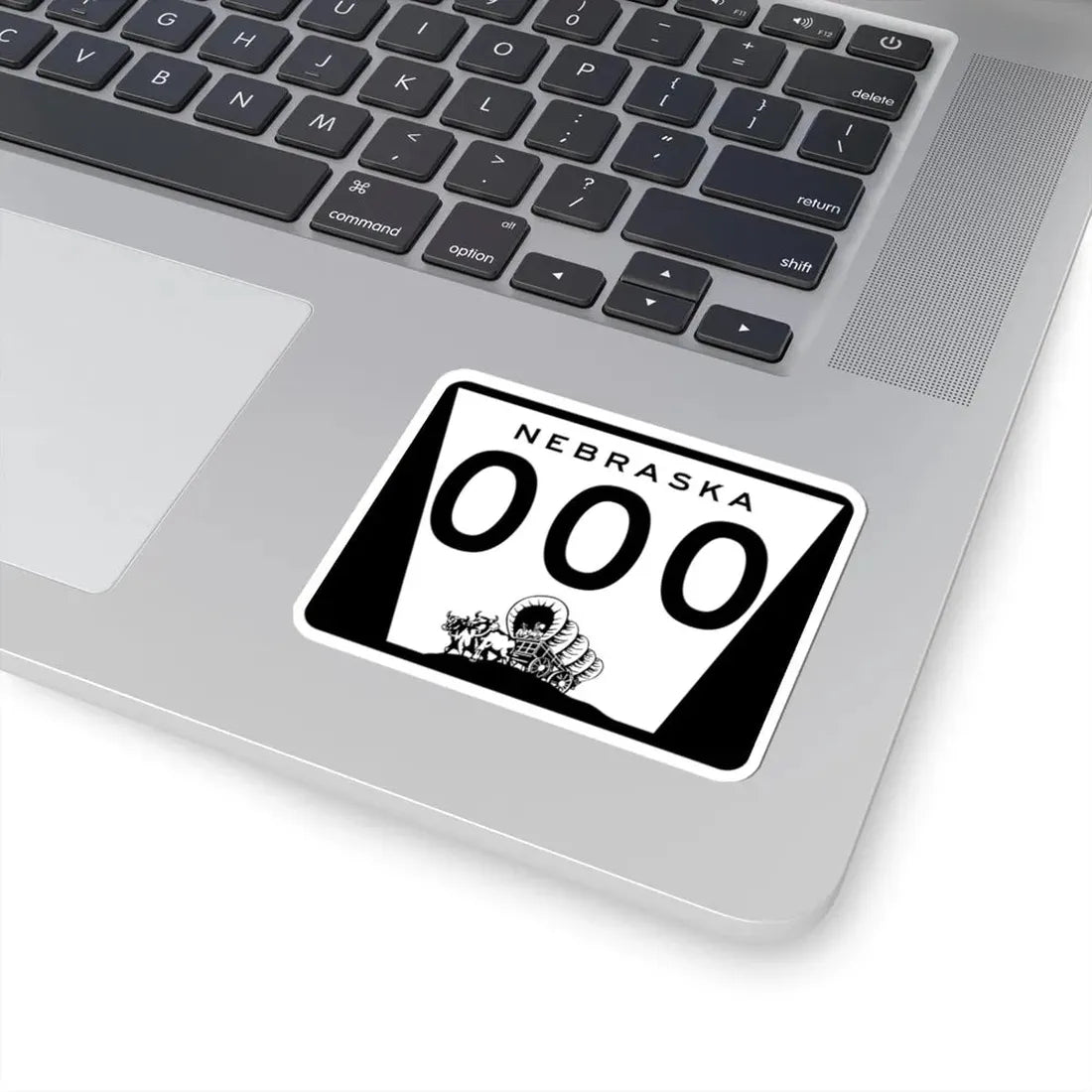 N-000 template (Nebraska) (Road Sign) STICKER Vinyl Kiss-Cut Decal - The Sticker Space