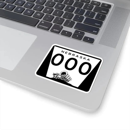 N-000 template (Nebraska) (Road Sign) STICKER Vinyl Kiss-Cut Decal - The Sticker Space