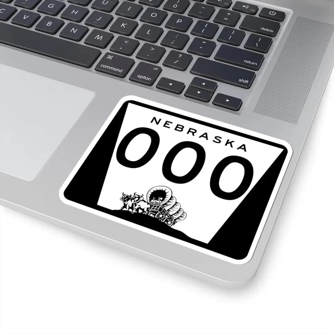 N-000 template (Nebraska) (Road Sign) STICKER Vinyl Kiss-Cut Decal - The Sticker Space