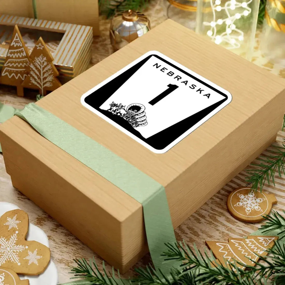 N-1 (Nebraska) (Road Sign) STICKER Vinyl Kiss-Cut Decal - The Sticker Space