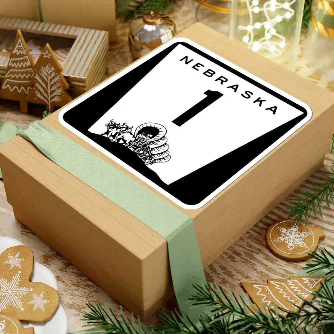 N-1 (Nebraska) (Road Sign) STICKER Vinyl Kiss-Cut Decal - The Sticker Space