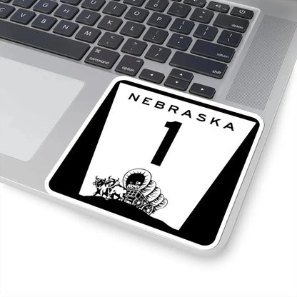 N-1 (Nebraska) (Road Sign) STICKER Vinyl Kiss-Cut Decal - The Sticker Space