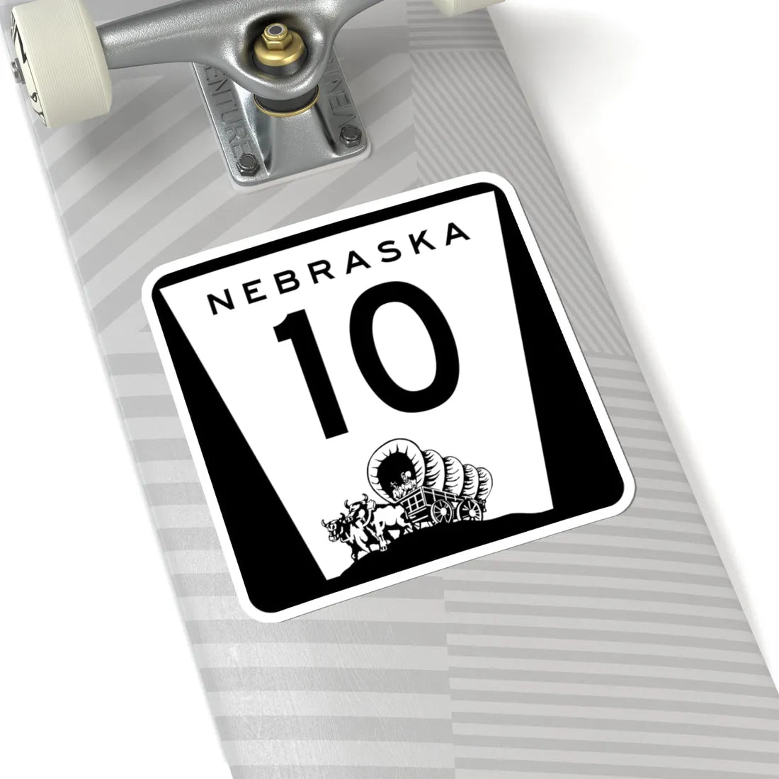 N-10 (Nebraska) (Road Sign) STICKER Vinyl Kiss-Cut Decal - The Sticker Space