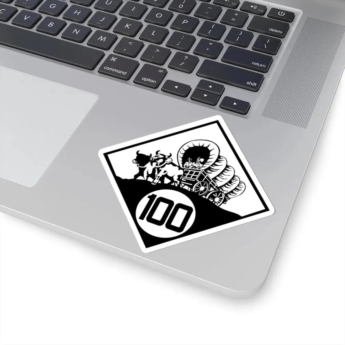 N-100 1926 (Nebraska) (Road Sign) STICKER Vinyl Kiss-Cut Decal - The Sticker Space