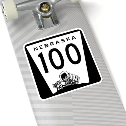 N-100 1967 (Nebraska) (Road Sign) STICKER Vinyl Kiss-Cut Decal - The Sticker Space