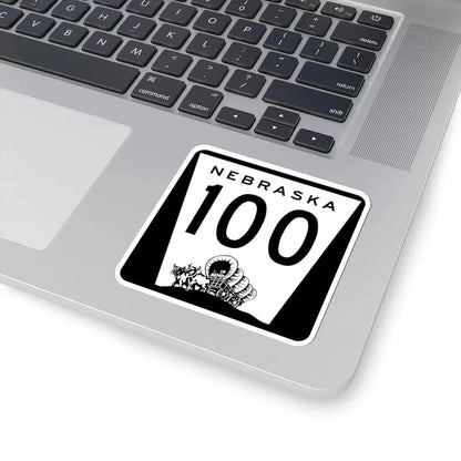 N-100 1967 (Nebraska) (Road Sign) STICKER Vinyl Kiss-Cut Decal - The Sticker Space