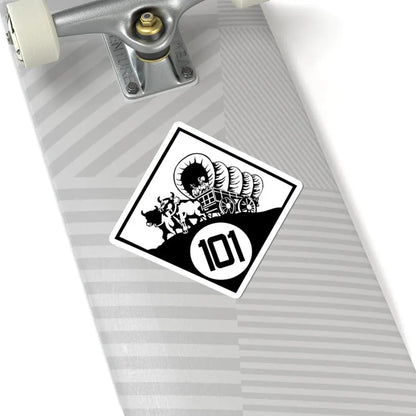 N-101 1926 (Nebraska) (Road Sign) STICKER Vinyl Kiss-Cut Decal - The Sticker Space