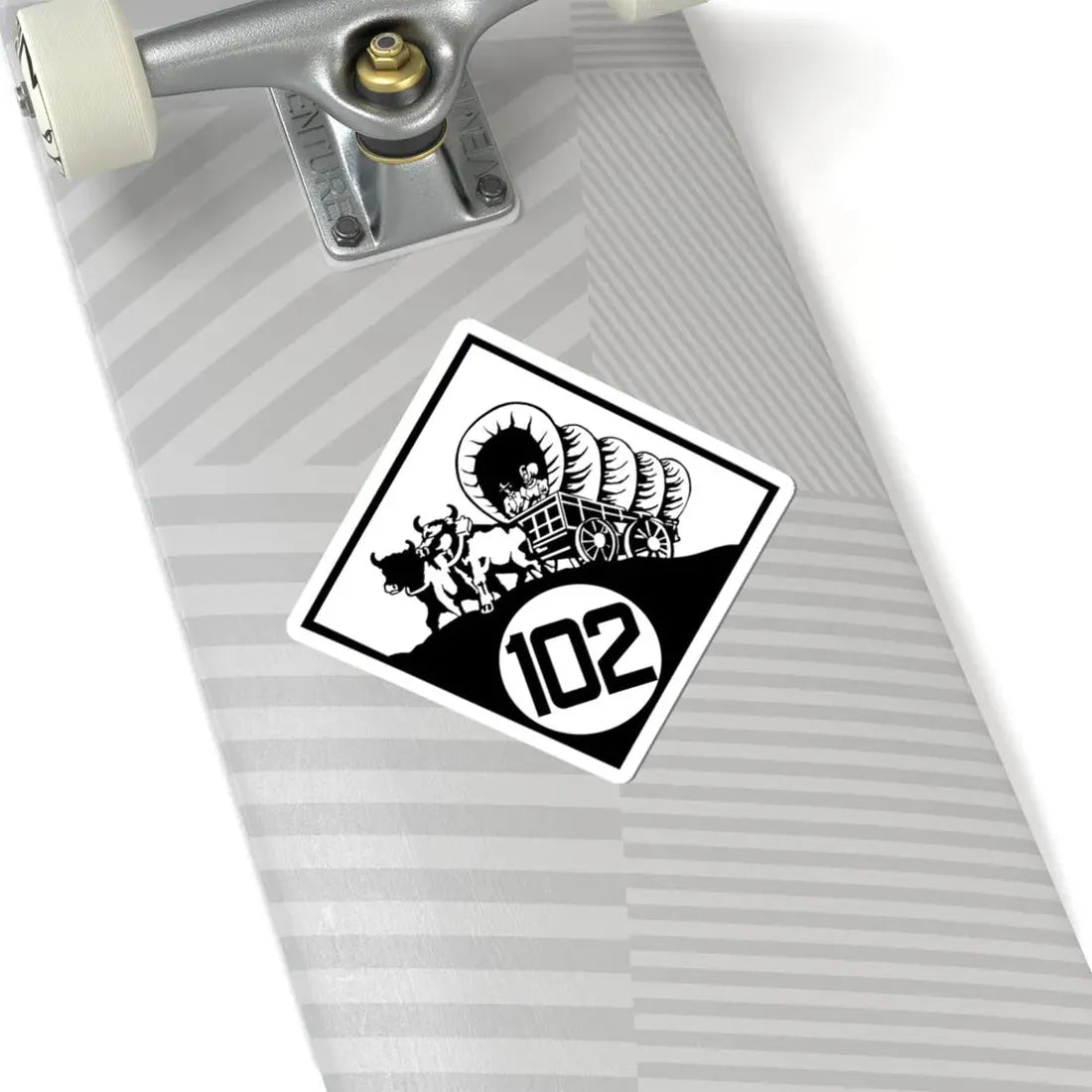 N-102 1926 (Nebraska) (Road Sign) STICKER Vinyl Kiss-Cut Decal - The Sticker Space