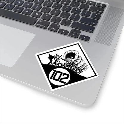 N-102 1926 (Nebraska) (Road Sign) STICKER Vinyl Kiss-Cut Decal - The Sticker Space